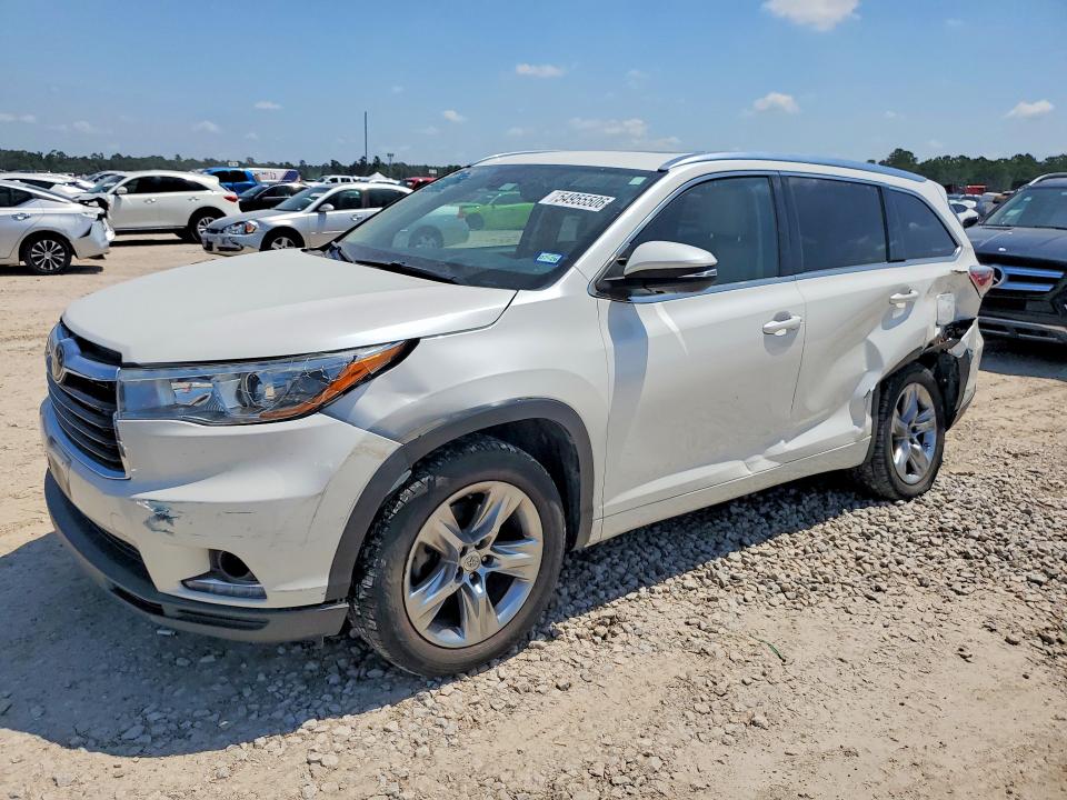 2014 Toyota VIN 5TDYKRFH0ES035818 COPART salvage auction — SIDE, Tx - Salvage Vehicle Title, sold $6,600 on 2026-07-17 (photo 1)