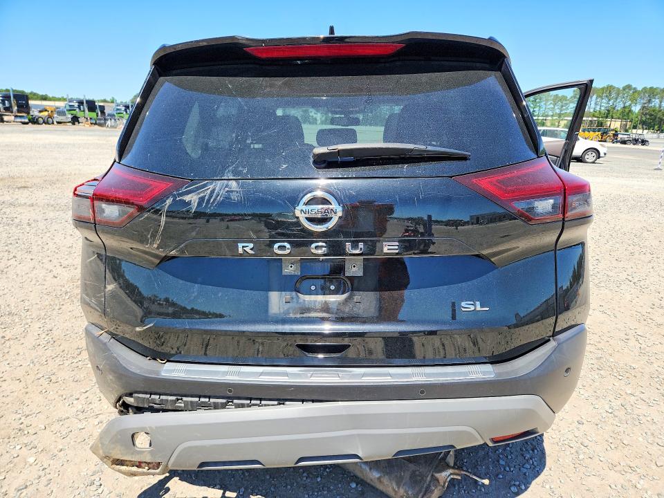 2021 Nissan VIN JN8AT3CA1MW000582 COPART salvage auction — REAR END, Nc - Salvage Certificate Of Title, sold $225 on 2026-07-27 (photo 6)