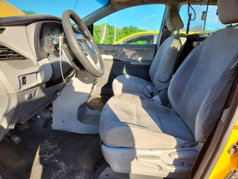 2016 Toyota Sienna VIN 5TDZK3DC9GS756019 COPART salvage auction — FRONT END, Ny - Certificate Of Title, sold $1,300 on 2026-07-28 (photo 7)