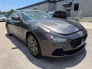 2015 Maserati Ghibli VIN ZAM57XSA9F1134858 COPART salvage auction — FRONT END, Fl - Cert Of Title Slvg Rebuildable (P), sold $7,300 on 2026-07-14 (photo 4)