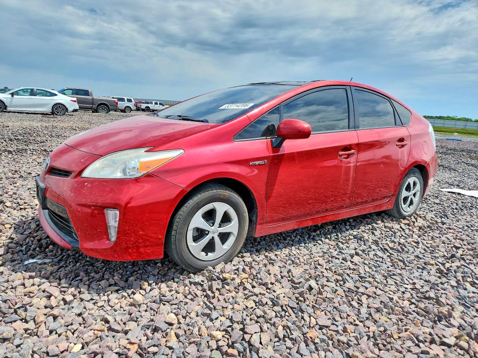 2013 Toyota Prius VIN JTDKN3DU1D5600849 COPART salvage auction — HAIL, MO - SALVAGE CERTIFICATE OF TITLE, sold $100 on 2026-07-27 (photo 1)