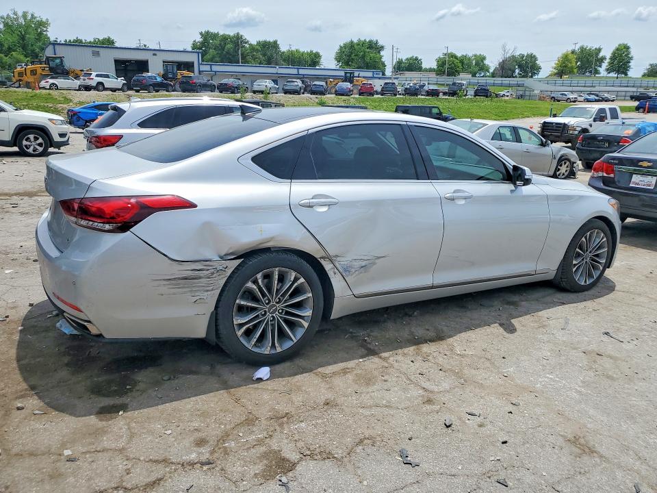 2015 Hyundai Genesis VIN KMHGN4JE9FU091879 COPART salvage auction — FRONT END, Mo - Salvage Certificate Of Title, sold $4,250 on 2026-07-24 (photo 3)