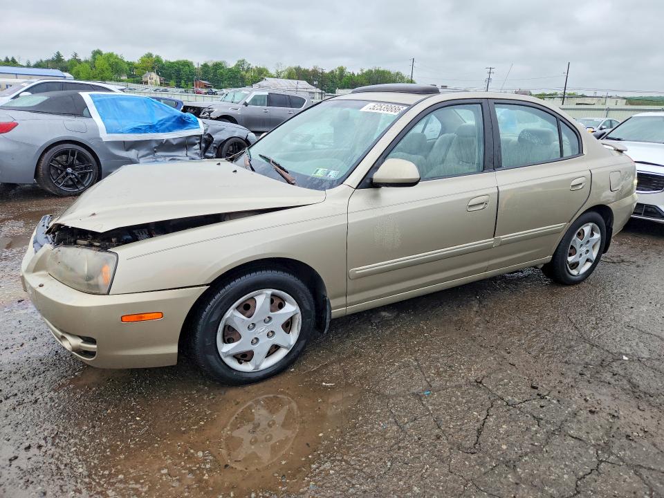 2005 Hyundai Elantra VIN KMHDN46D85U108768 COPART salvage auction — FRONT END, Pa - Certificate Of Salvage, sold $400 on 2026-07-07 (photo 1)