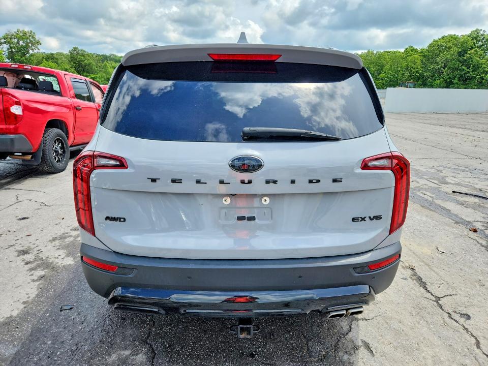 2021 Kia Telluride VIN 5XYP3DHC7MG169640 COPART salvage auction — FRONT END, Co - Public - Salvage Title, sold $8,900 on 2026-07-08 (photo 6)