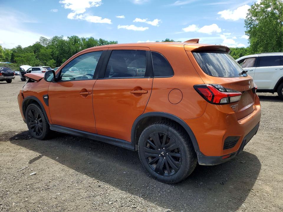 2021 Mitsubishi VIN JA4ARUAU8MU027099 COPART salvage auction — FRONT END, Ny - Mv-907A Salvage Certificate, sold $3,950 on 2026-07-07 (photo 2)
