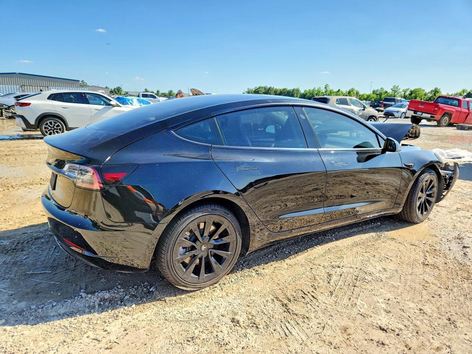 2022 Tesla Model 3 VIN 5YJ3E1EA2NF304509 COPART salvage auction — FRONT END, Tx - Salvage Vehicle Title, sold $7,300 on 2026-07-10 (photo 3)
