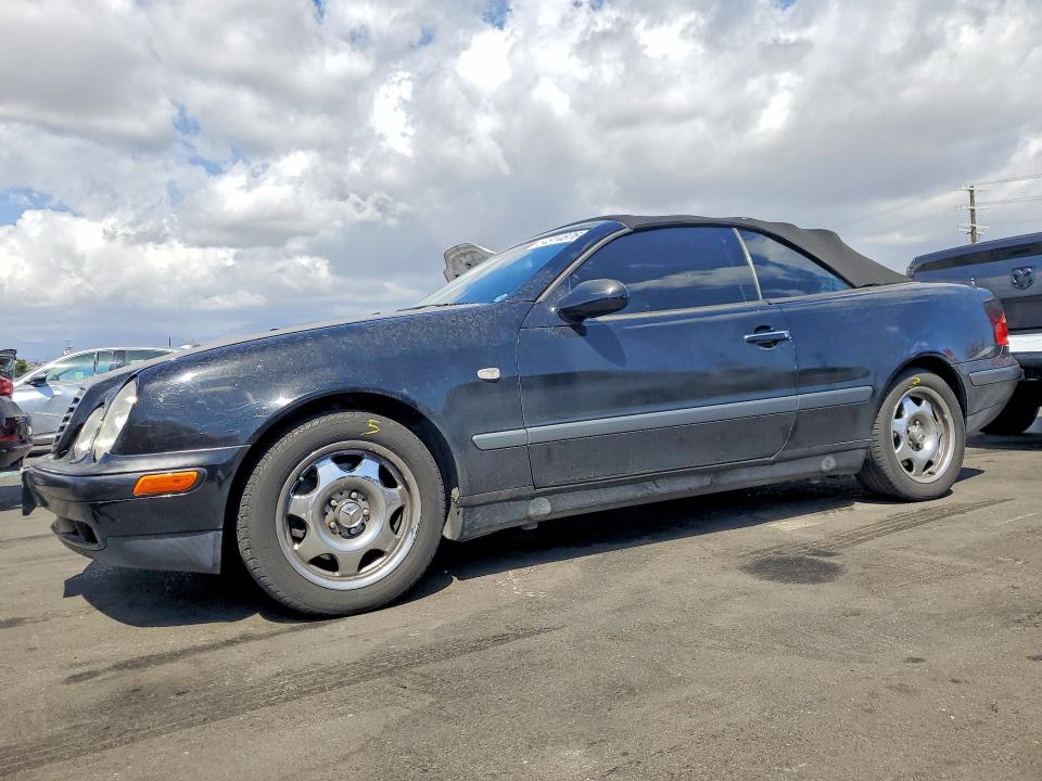 1999 Mercedes-benz Clk-klasse VIN WDBLK65G5XT008635 COPART salvage auction — FRONT END, Ca - Salvage Certificate, sold $225 on 2026-07-13 (photo 1)