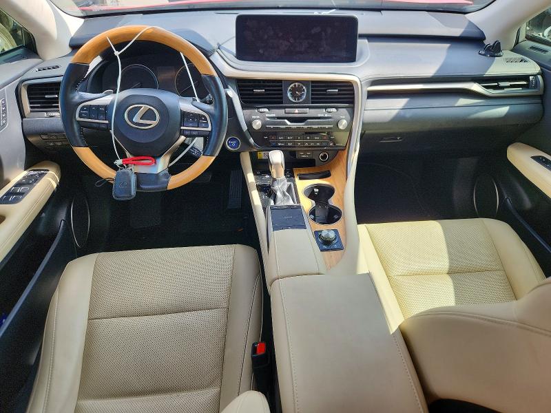 2021 Lexus Rx 450h VIN JTJHGKFA1M2021389 COPART salvage auction — FRONT END, Tx - Cert Of Title-Rebuilt Salvage, sold $11,700 on 2026-07-09 (photo 8)