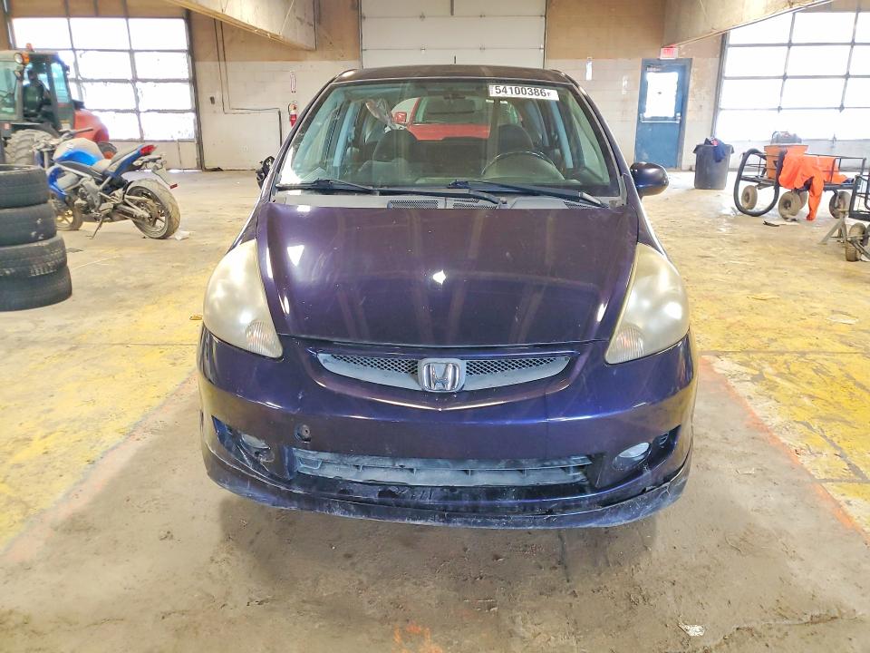 2008 Honda Fit VIN JHMGD38668S015047 COPART salvage auction — SIDE, In - Cert Of Title-Salvage Title, sold $675 on 2026-07-17 (photo 5)