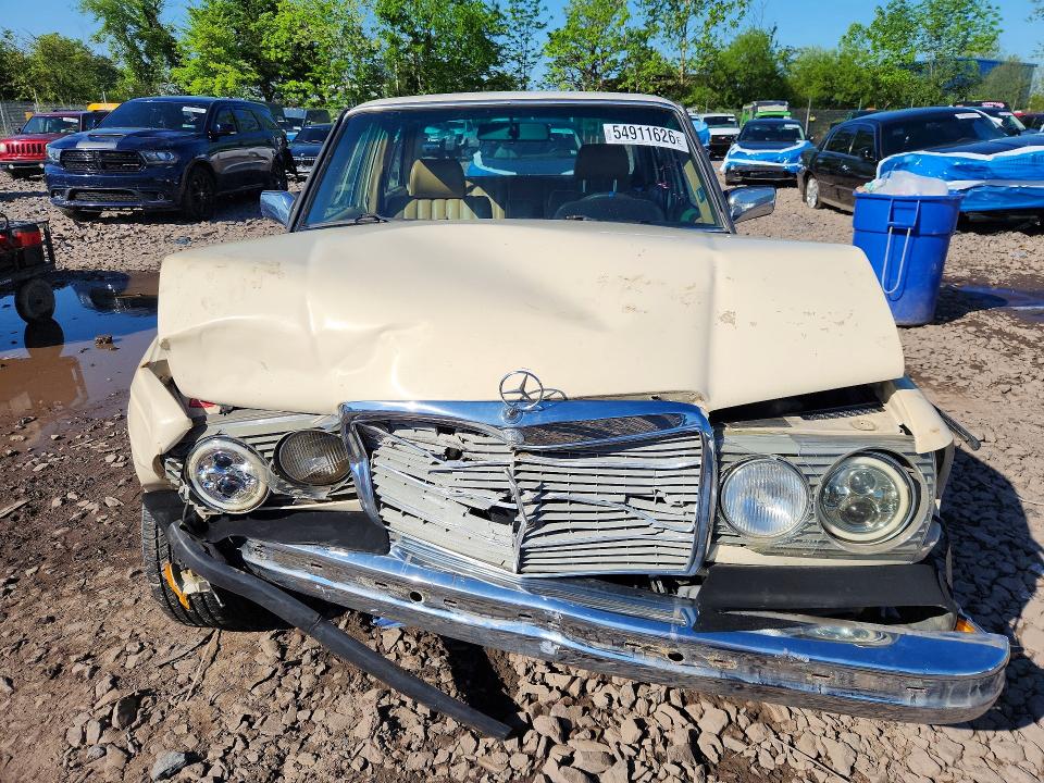 1983 Mercedes-benz VIN WDBAB33A1DB019167 COPART salvage auction — FRONT END, Pa - Cert Of Salv-R=Reconstructed, sold $15 on 2026-07-13 (photo 5)