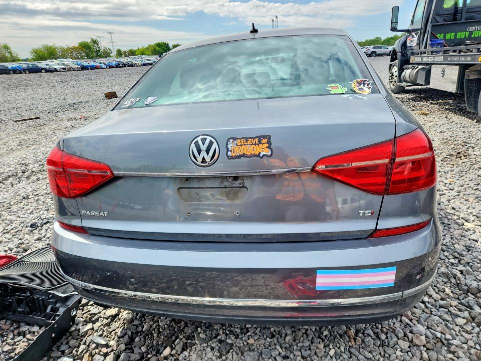 2016 Volkswagen VIN 1VWAT7A36GC056589 COPART salvage auction — FRONT END, Il - Salvage Certificate, sold $400 on 2026-08-03 (photo 6)