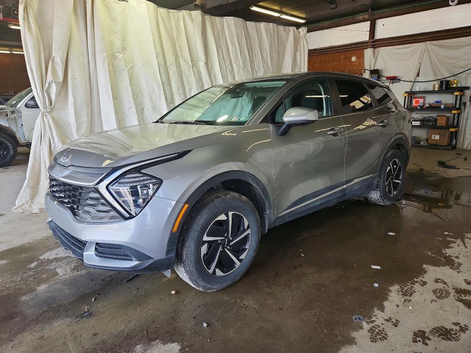 2025 Kia Sportage VIN KNDPUCDG5S7213645 COPART salvage auction — SIDE, Pa - Certificate Of Salvage, sold $9,300 on 2026-07-16 (photo 1)