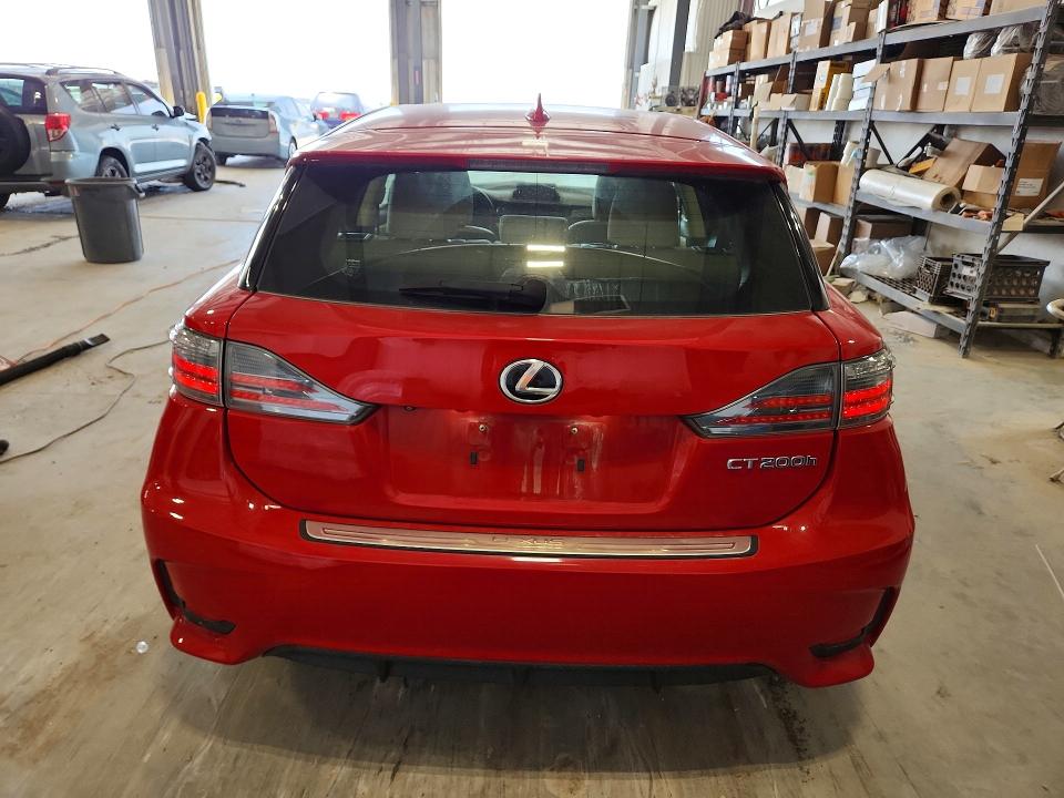 2014 Lexus Ct VIN JTHKD5BH5E2178543 COPART salvage auction — HAIL, Ne - Cert Of Title-Salvage, sold $3,050 on 2026-07-21 (photo 6)