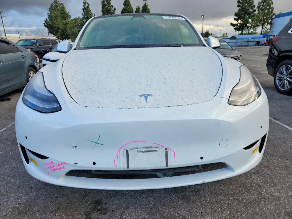 2022 Tesla Model y VIN 7SAYGDEE7NF355804 COPART salvage auction — REAR END, Ca - Salvage Certificate, sold $8,800 on 2026-07-28 (photo 5)