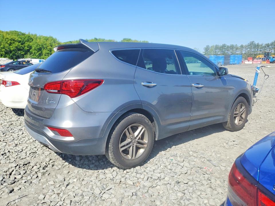 2017 Hyundai Santa fe VIN 5XYZTDLB0HG383365 COPART salvage auction — FRONT END, Nj - Cert Of Title-Salvage, sold $2,700 on 2026-07-08 (photo 3)