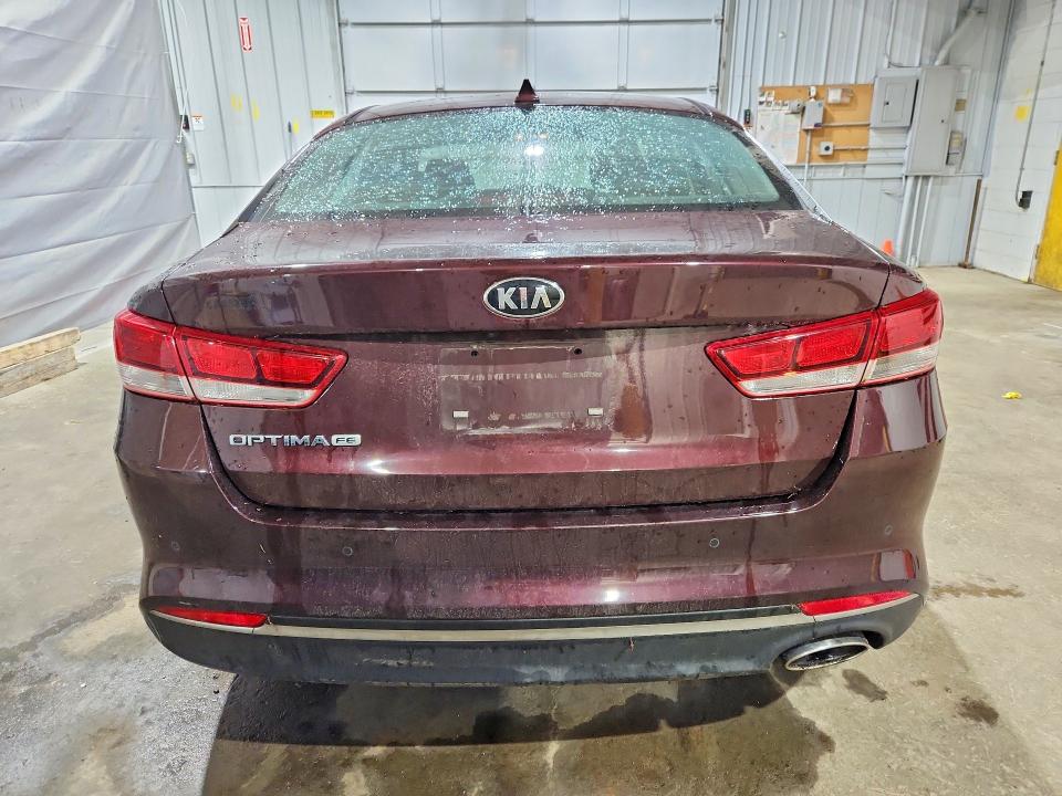 2018 Kia Optima VIN 5XXGT4L39JG200927 COPART salvage auction — MECHANICAL, NH - CERT OF TITLE-SALVAGE, sold $1,400 on 2026-07-02 (photo 6)