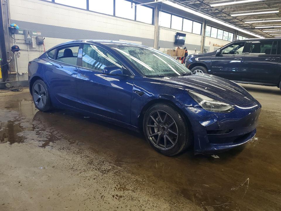 2023 Tesla Model 3 VIN 5YJ3E1EA7PF438631 COPART salvage auction — FRONT END, Il - Salvage Certificate, sold $4,750 on 2026-07-06 (photo 4)