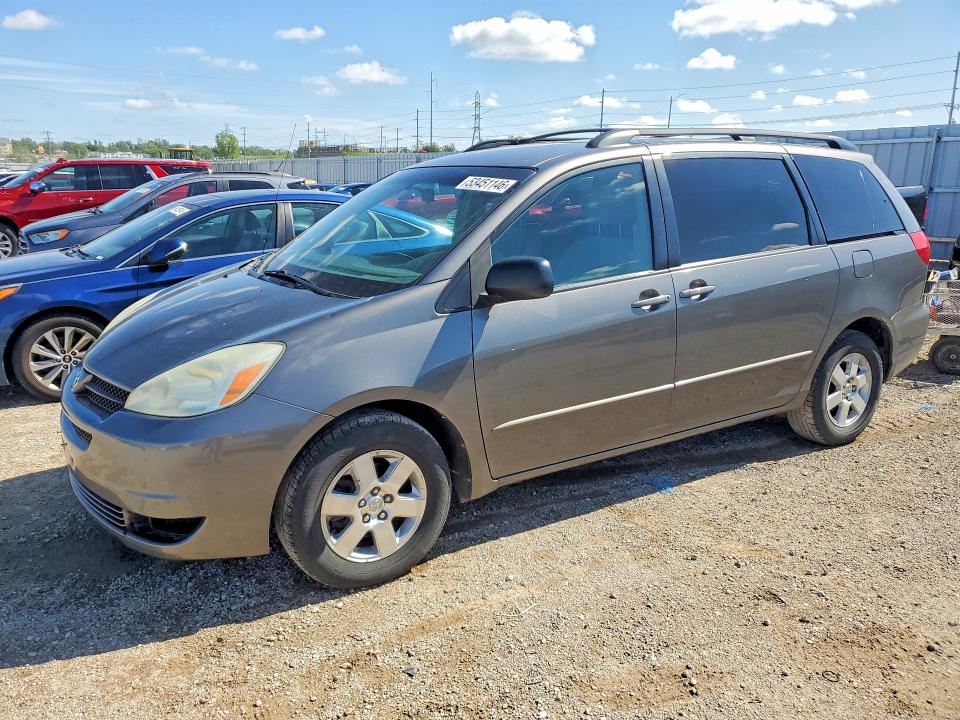 2004 Toyota Sienna VIN 5TDZA23C24S079468 COPART salvage auction — HAIL, Ia - Cert Of Title-Salvage Title, sold $500 on 2026-07-08 (photo 1)