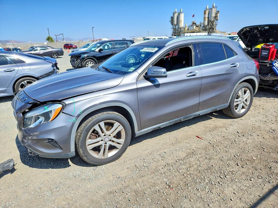 2016 Mercedes-benz Gla-klasse VIN WDCTG4GB3GJ194450 COPART salvage auction — FRONT END, Ca - Salvage Certificate, sold $1,900 on 2026-08-07 (photo 1)