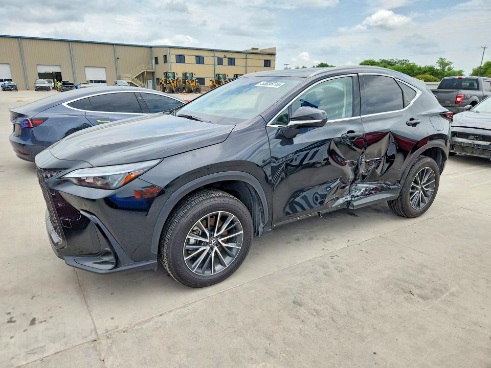 2025 Lexus Nx VIN JTJGKCEZXS5024634 COPART salvage auction — SIDE, Tx - Salvage Vehicle Title, sold $25,500 on 2026-07-09 (photo 1)