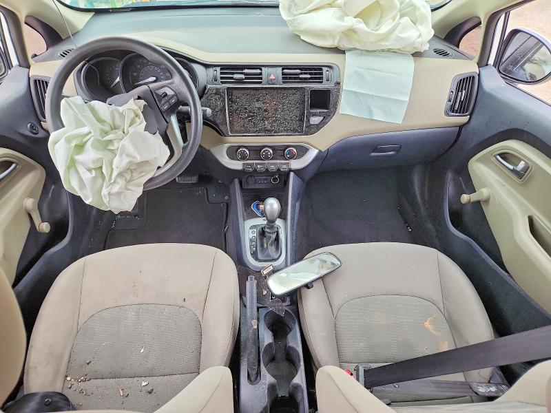 2015 Kia Rio VIN KNADM4A38F6457504 COPART salvage auction — FRONT END, Ca - Salvage Certificate, sold $150 on 2026-07-09 (photo 8)
