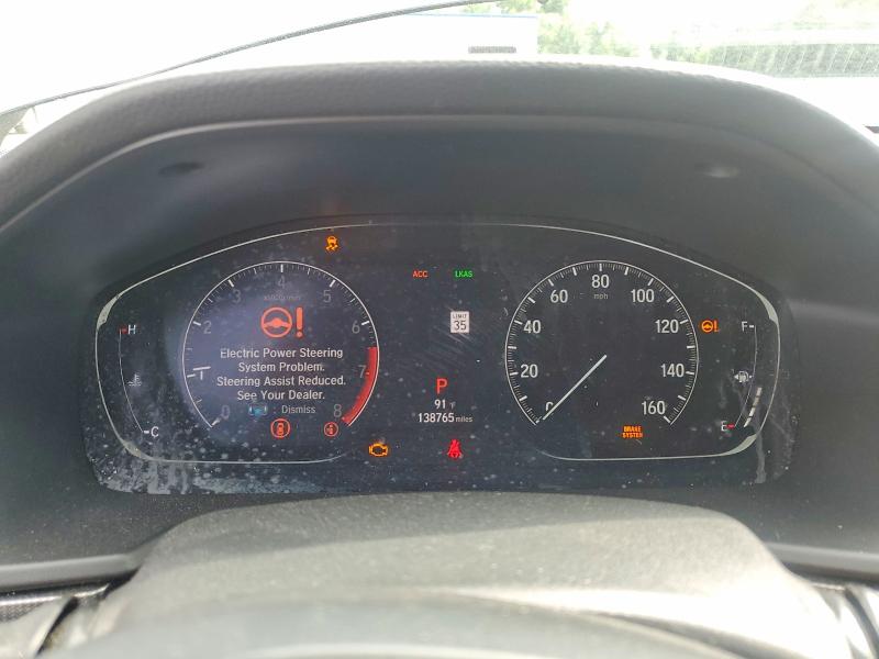 2018 Honda Accord VIN 1HGCV1F31JA077236 COPART salvage auction — FRONT END, Nc - Salvage Certificate Of Title, sold $3,900 on 2026-07-02 (photo 9)