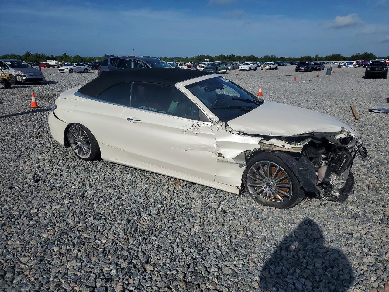 2017 Mercedes-Benz C-Class VIN WDDWK4JB9HF521809 COPART salvage auction — Front End, FL - CERT OF TITLE SLVG REBUILDABLE, sold $2,150 on 2026-06-30 (photo 4)
