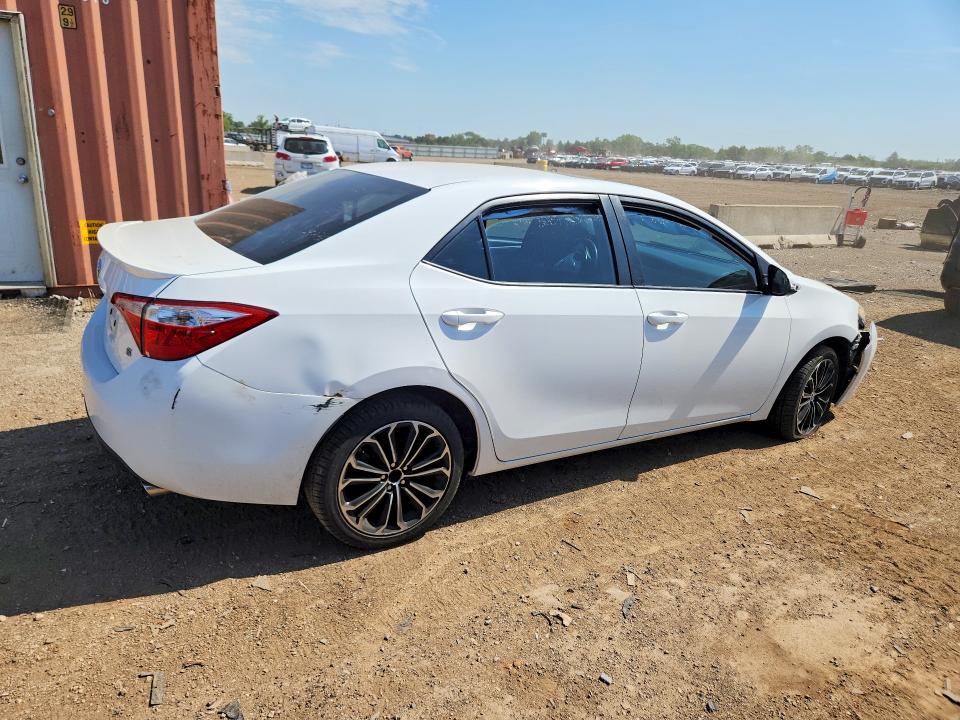 2016 Toyota Corolla VIN 2T1BURHE2GC663152 COPART salvage auction — FRONT END, Il - Salvage Certificate, sold $2,300 on 2026-07-02 (photo 3)