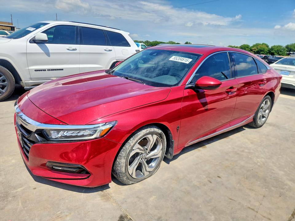 2018 Honda Accord VIN 1HGCV1F58JA208941 COPART salvage auction — UNDERCARRIAGE, Tx - Salvage Vehicle Title, sold $5,800 on 2026-07-09 (photo 1)