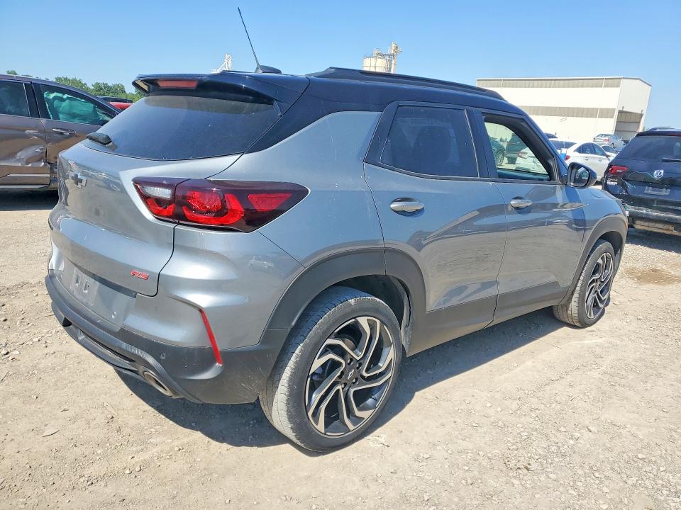 2024 Chevrolet Trailblazer VIN KL79MTSL6RB103328 COPART salvage auction — HAIL, Ks - Certificate Of Title, sold $125 on 2026-07-28 (photo 3)
