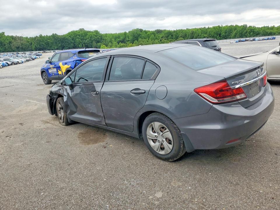 2013 Honda Civic VIN 19XFB2F57DE048322 COPART salvage auction — FRONT END, TN - SALVAGE CERTIFICATE, sold $2,500 on 2026-07-09 (photo 2)