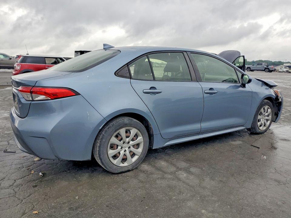 2020 Toyota Corolla VIN JTDEPRAE1LJ104611 COPART salvage auction — FRONT END, Tn - Salvage Certificate, sold $3,700 on 2026-07-15 (photo 3)