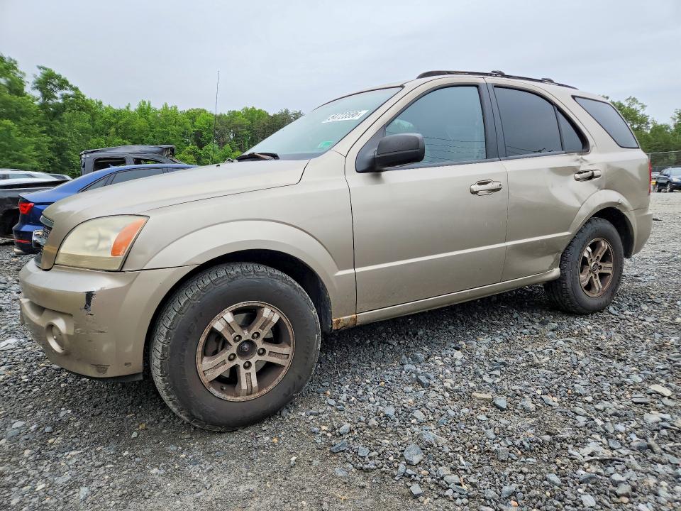 2004 Kia Sorento VIN KNDJC733045261132 COPART salvage auction — SIDE, Md - Cert Of Salvage > 75% Damage, sold $300 on 2026-07-07 (photo 1)