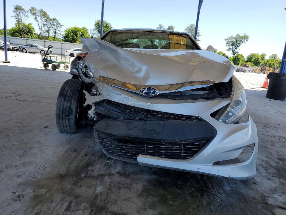 2014 Hyundai Sonata VIN KMHEC4A4XEA102537 COPART salvage auction — FRONT END, Ga - Cert Of Title-Salvage, sold $600 on 2026-07-09 (photo 5)