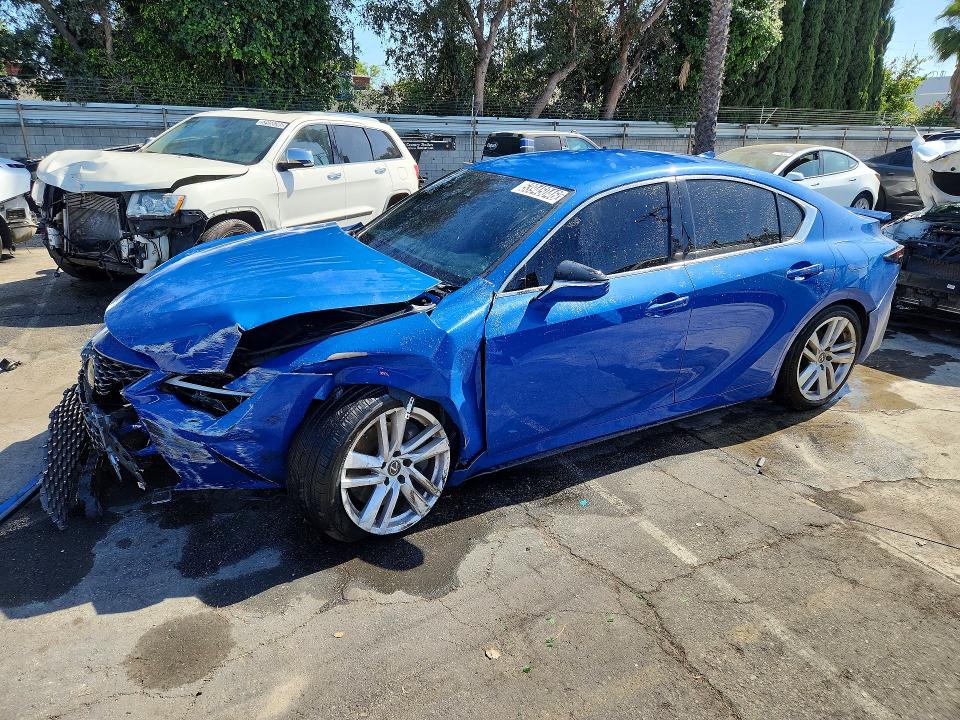 2021 Lexus Is 300 VIN JTHAA1D28M5116413 COPART salvage auction — UNDERCARRIAGE, Ca - Salvage Certificate, sold $4,050 on 2026-07-07 (photo 1)