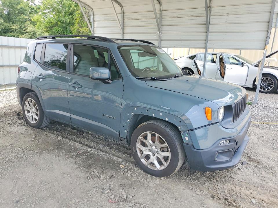 2017 Jeep Renegade VIN ZACCJABB6HPE72174 COPART salvage auction — FRONT END, Ga - Cert Of Title-Salvage, sold $1,950 on 2026-07-21 (photo 4)