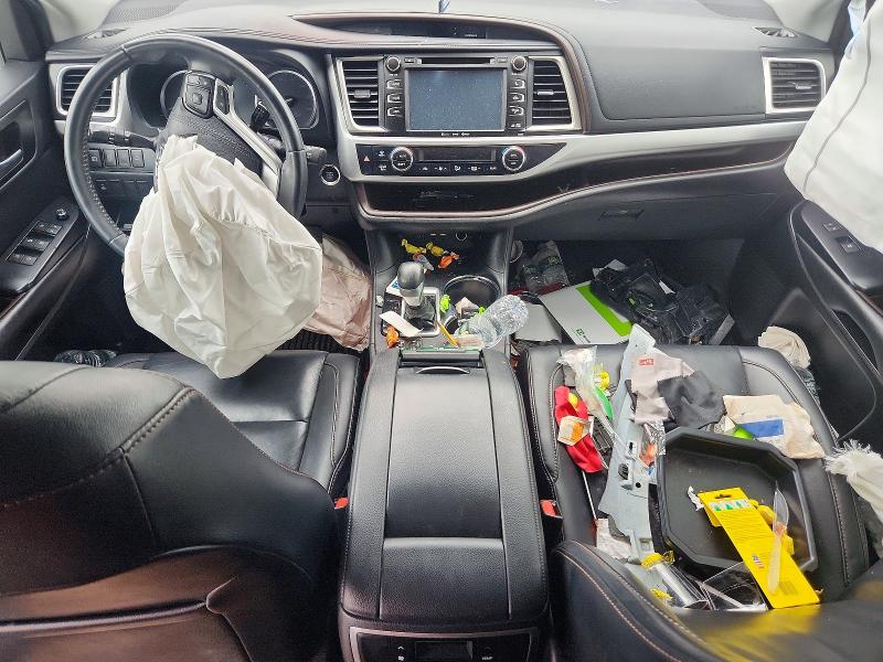 2019 Toyota Highlander VIN 5TDJZRFHXKS614548 COPART salvage auction — FRONT END, Ct - Cert Of Title-Salvage, sold $5,000 on 2026-07-14 (photo 8)
