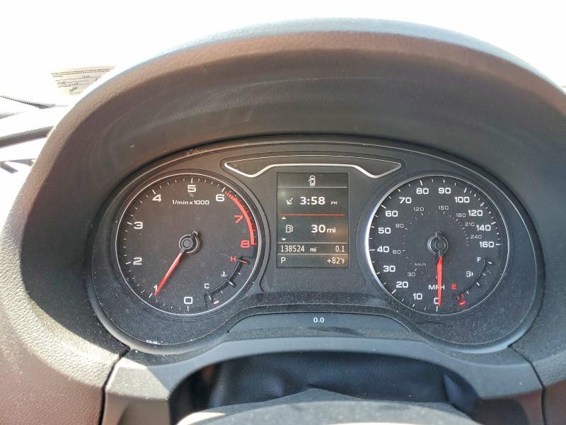2015 Audi A3 VIN WAUACGFFXF1011149 COPART salvage auction — FRONT END, Pa - Certificate Of Salvage, sold $1,600 on 2026-07-17 (photo 9)