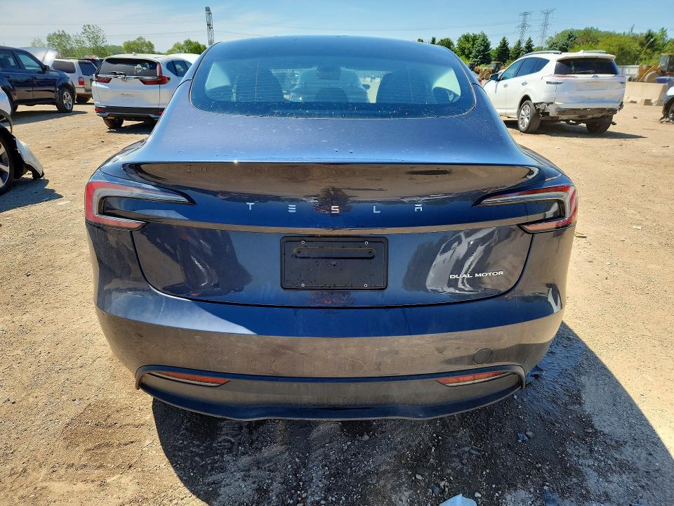 2024 Tesla Model 3 VIN 5YJ3E1EB9RF794722 COPART salvage auction — FRONT END, Il - Salvage Certificate, sold $6,700 on 2026-07-28 (photo 6)