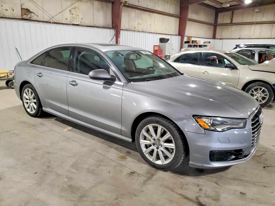 2016 Audi A6 VIN WAUGFAFC6GN083934 COPART salvage auction — FRONT END, Il - Salvage Certificate, sold $2,700 on 2026-07-15 (photo 4)