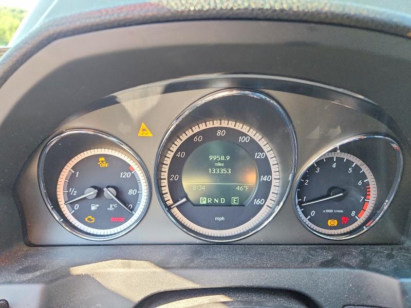 2011 Mercedes-benz C class VIN WDDGF8BB0BR133484 COPART salvage auction — FRONT END, Pa - Certificate Of Salvage, sold $375 on 2026-07-09 (photo 9)