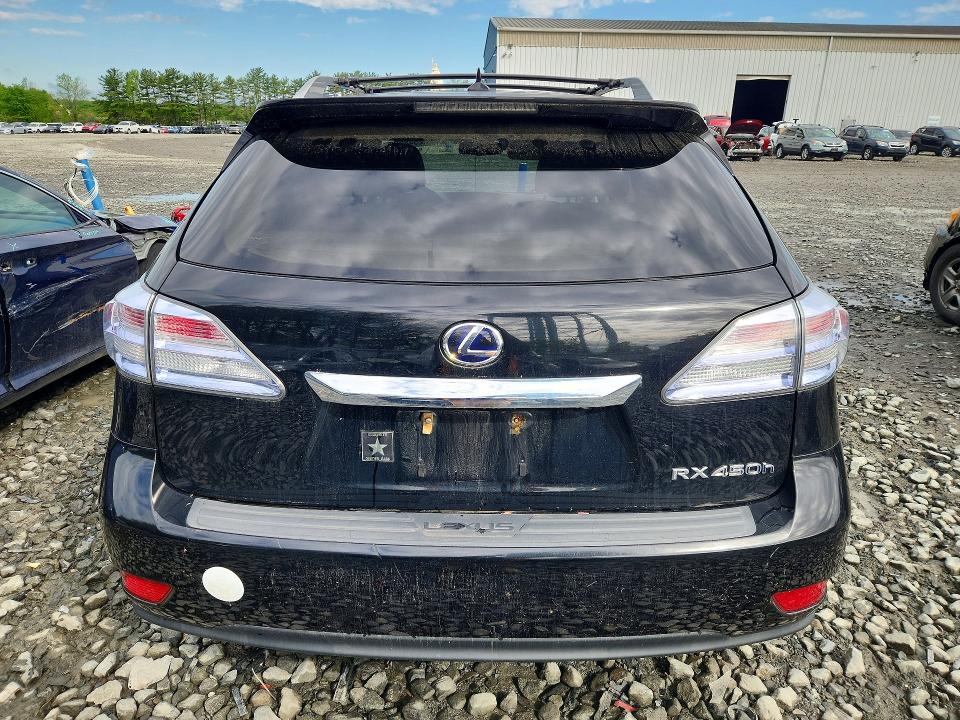 2011 Lexus Rx 450h VIN JTJBC1BA4B2037584 COPART salvage auction — MINOR DENT/SCRATCHES, Nj - Certificate Of Title (P), sold $3,800 on 2026-07-13 (photo 6)