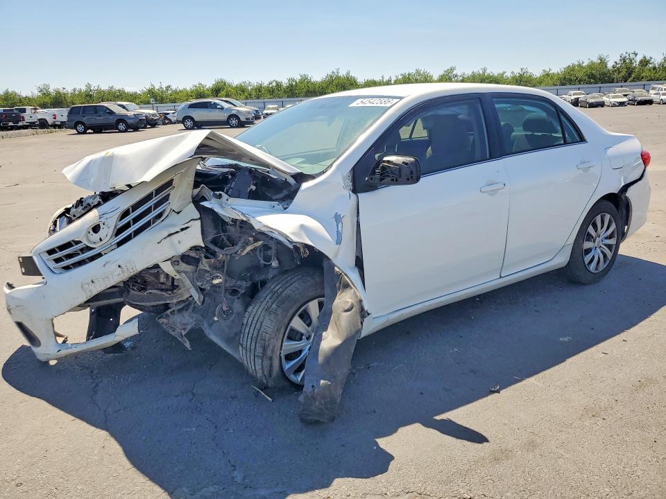 2013 Toyota Corolla VIN 5YFBU4EE4DP202201 COPART salvage auction — FRONT END, Ca - Salvage Certificate, sold $250 on 2026-07-13 (photo 1)
