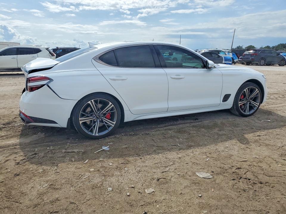 2025 Genesis VIN KMTG34SC1SU145422 COPART salvage auction — REAR END, Fl - Cert Of Title Slvg Rebuildable, sold $12,400 on 2026-07-14 (photo 3)