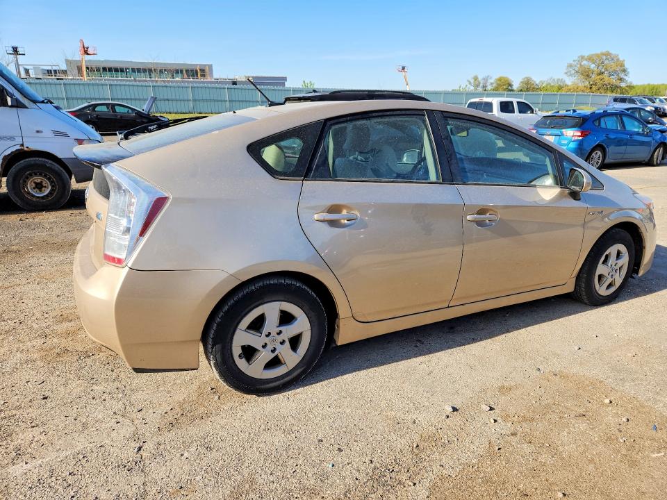 2010 Toyota Prius VIN JTDKN3DU5A1009233 COPART salvage auction — FRONT END, Wi - Junked Vehicle Bill Of Sale, sold $525 on 2026-07-07 (photo 3)