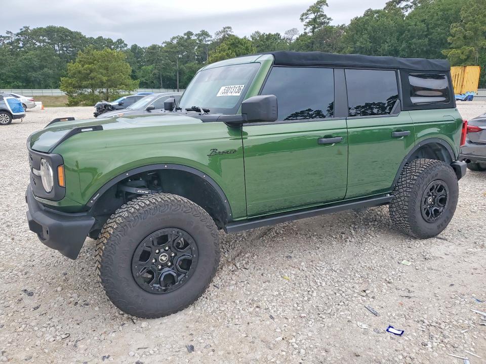 2022 Ford Bronco VIN 1FMEE5DH2NLA80763 COPART salvage auction — SIDE, TX - SALVAGE VEHICLE TITLE, sold $15,200 on 2026-07-10 (photo 1)