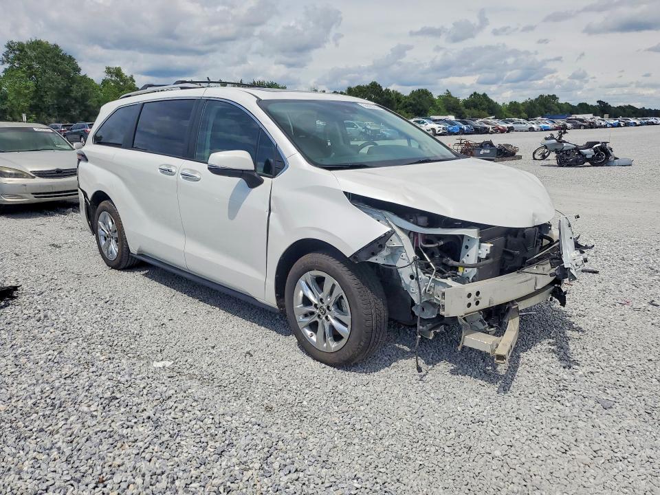 2022 Toyota Sienna VIN 5TDZRKEC8NS074931 COPART salvage auction — FRONT END, Mi - Cert Of Title-Salvage Vehicle, sold $15,700 on 2026-07-06 (photo 4)