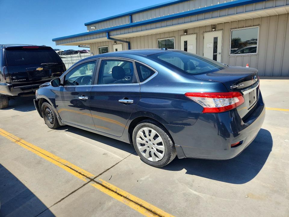2013 Nissan Sentra VIN 3N1AB7AP6DL701995 COPART salvage auction — FRONT END, Ky - Cert Of Title-Salvage, sold $350 on 2026-07-02 (photo 2)
