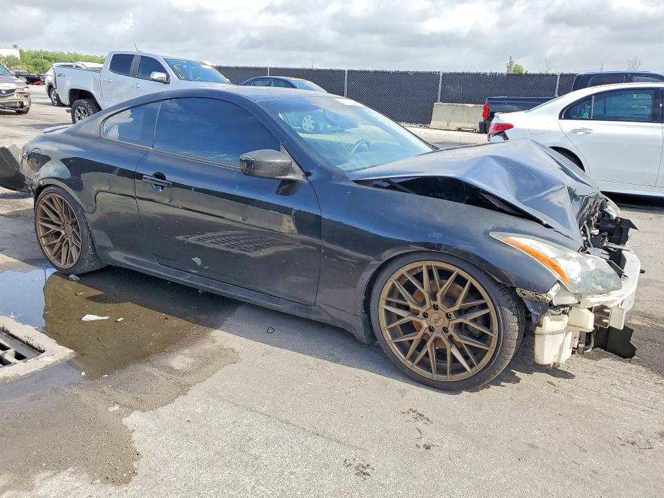 2013 Infiniti G VIN JN1CV6EK0DM923964 COPART salvage auction — FRONT END, FL - CERT OF TITLE SLVG REBUILDABLE, sold $800 on 2026-07-02 (photo 4)