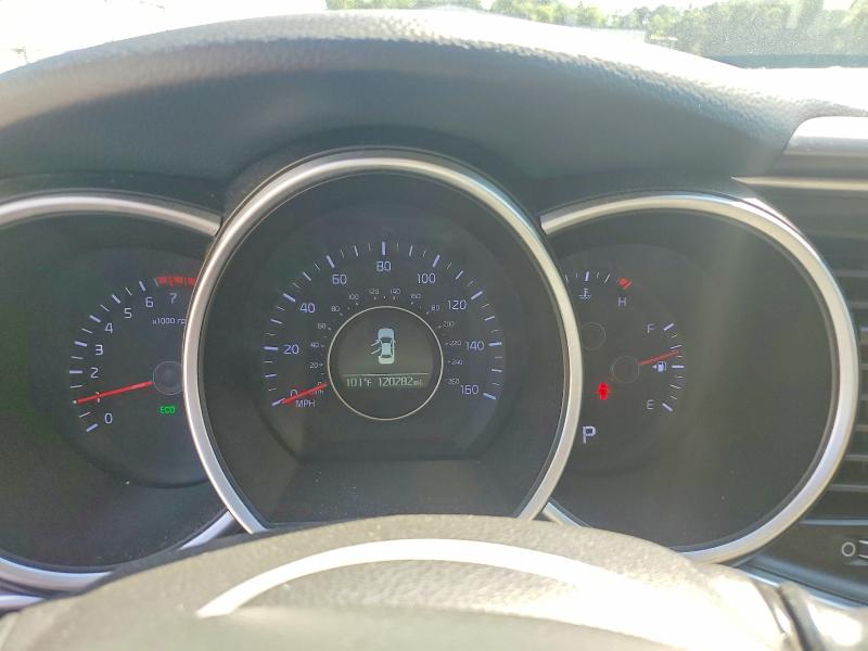 2015 Kia Optima VIN KNAGM4A71F5632262 COPART salvage auction — FRONT END, Nc - Salvage Certificate Of Title, sold $575 on 2026-07-02 (photo 9)